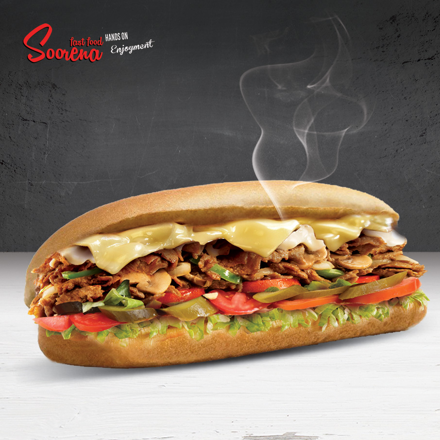 ساندویچ گوشت
